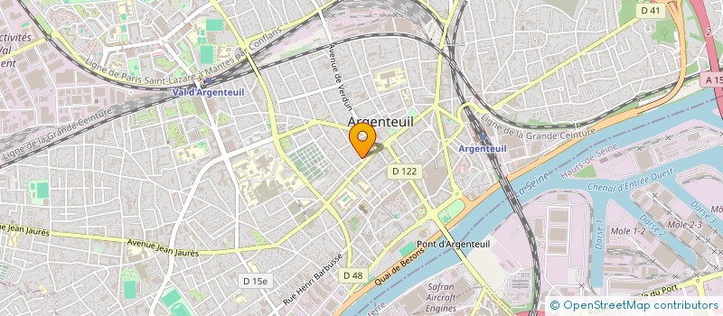 localisation de l'entreprise MONSIEUR AMADOU DIALLO  ARGENTEUIL