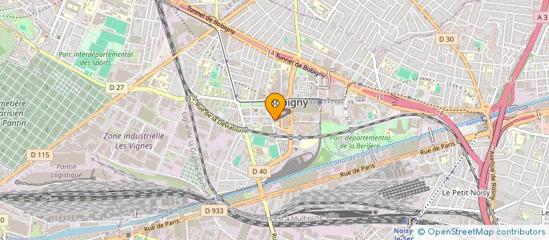 localisation de l'entreprise MONSIEUR AMADOU DIALLO  BOBIGNY