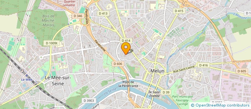 localisation de l'entreprise MONSIEUR AMADOU DIALLO  MELUN