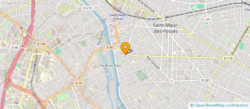 localisation de l'entreprise MONSIEUR AMADOU DIALLO à SAINT-MAUR-DES-FOSSES