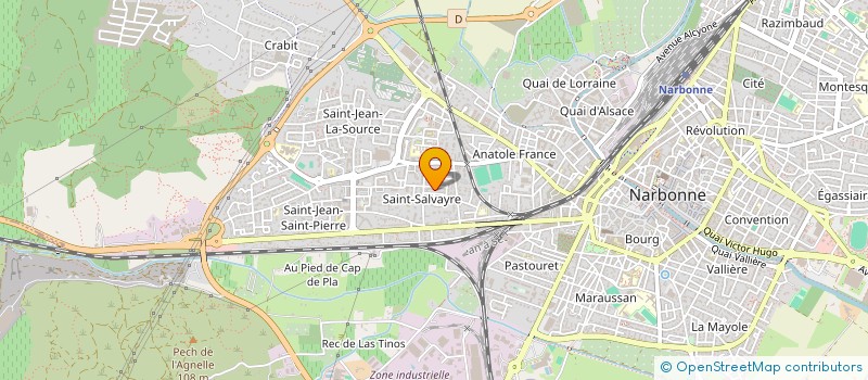 localisation de l'entreprise MONSIEUR AMADOU DIALLO à NARBONNE
