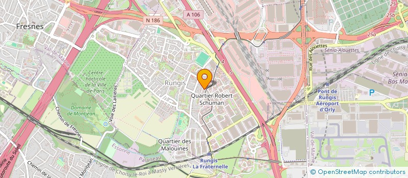 localisation de l'entreprise MONSIEUR AMADOU DIALLO  RUNGIS