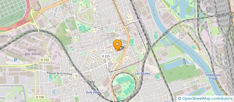 localisation de l'entreprise MONSIEUR AMADOU DIALLO  ORLY