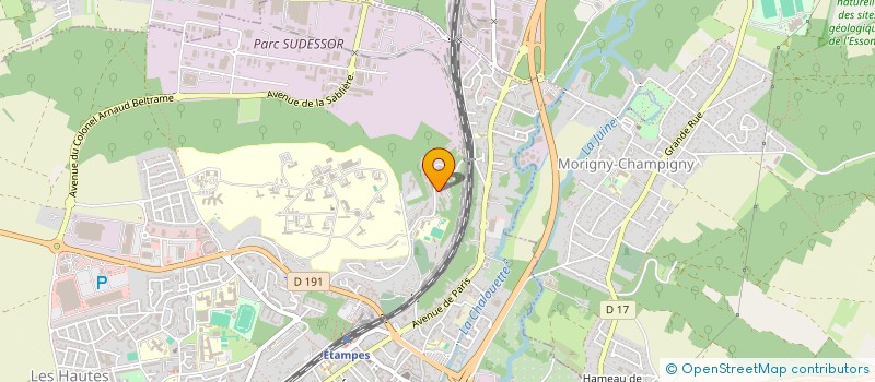 localisation de l'entreprise MONSIEUR AMADOU DIALLO  ETAMPES