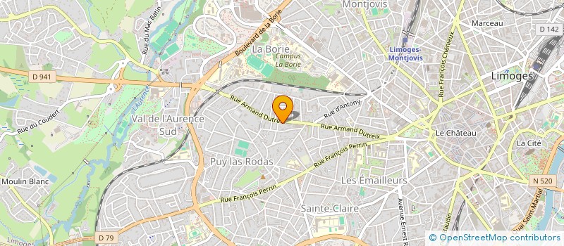 localisation de l'entreprise MONSIEUR AMADOU DIALLO à LIMOGES