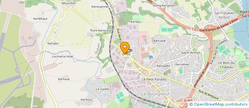 localisation de l'entreprise MONSIEUR AMADOU DIALLO à LORIENT