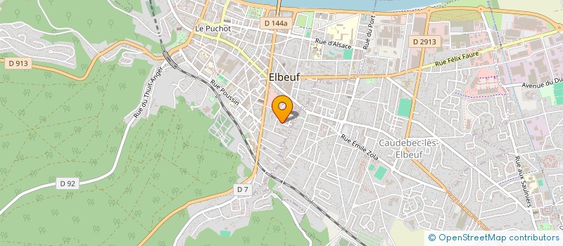 localisation de l'entreprise MONSIEUR AMADOU DIALLO  ELBEUF