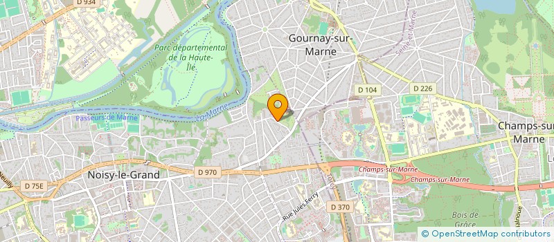 localisation de l'entreprise MONSIEUR AMADOU DIAO à NOISY-LE-GRAND
