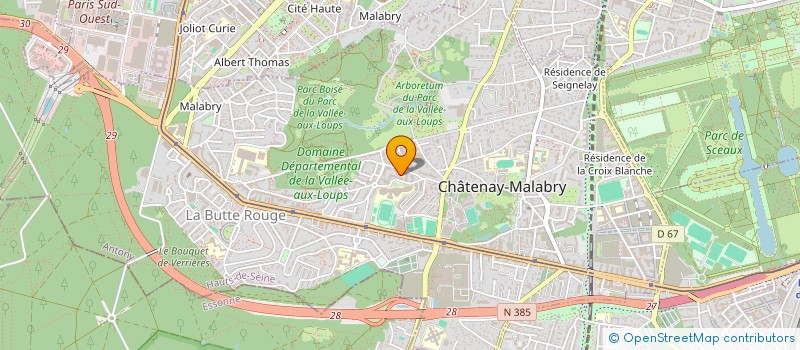 localisation de l'entreprise MONSIEUR AMADOU DIARRA  CHATENAY-MALABRY