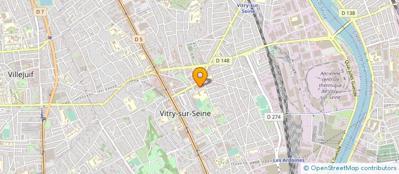 localisation de l'entreprise MONSIEUR AMADOU DIARRA à VITRY-SUR-SEINE