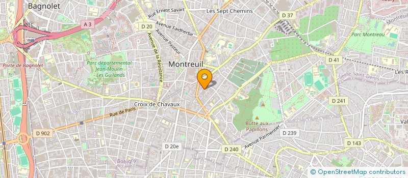 localisation de l'entreprise MONSIEUR AMADOU DIAW à MONTREUIL