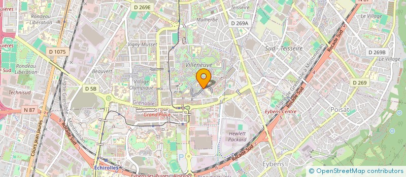 localisation de l'entreprise MONSIEUR AMADOU DIAW à GRENOBLE