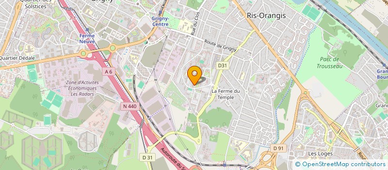 localisation de l'entreprise MONSIEUR AMADOU DIOP  RIS-ORANGIS