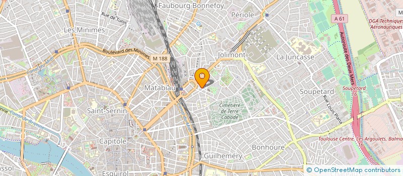 localisation de l'entreprise MONSIEUR AMADOU DIOUF  TOULOUSE