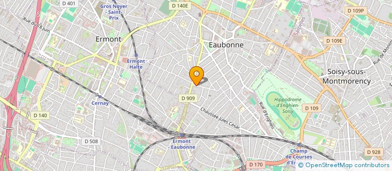 localisation de l'entreprise MONSIEUR AMADOU FALL à EAUBONNE