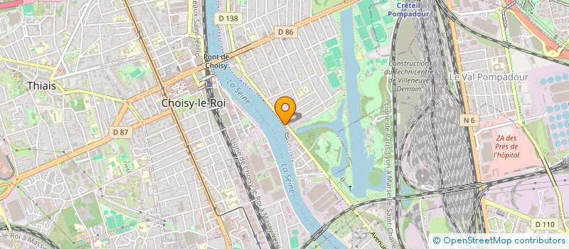 localisation de l'entreprise MONSIEUR AMADOU FISSOUROU à CHOISY-LE-ROI