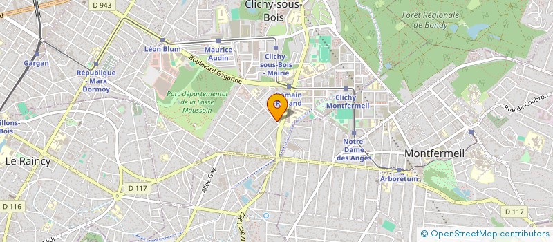 localisation de l'entreprise MONSIEUR AMADOU FOFANA à CLICHY-SOUS-BOIS