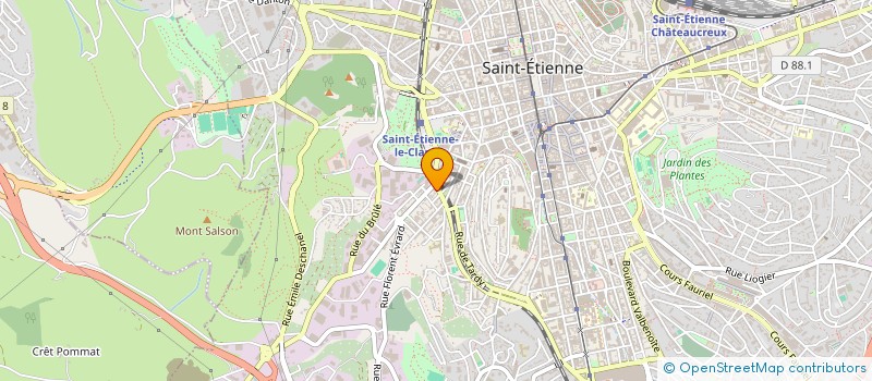 localisation de l'entreprise MONSIEUR AMADOU GALAKHO à SAINT-ETIENNE