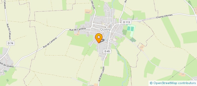 localisation de l'entreprise MONSIEUR AMADOU GANGA SEMEGA  QUIEVY