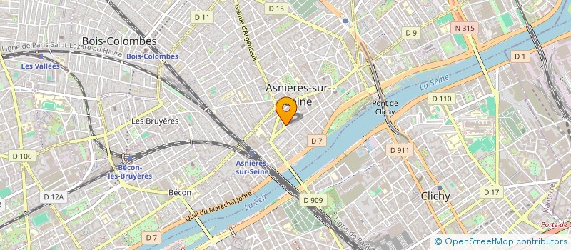 localisation de l'entreprise MONSIEUR AMADOU GASSAMA à ASNIERES-SUR-SEINE