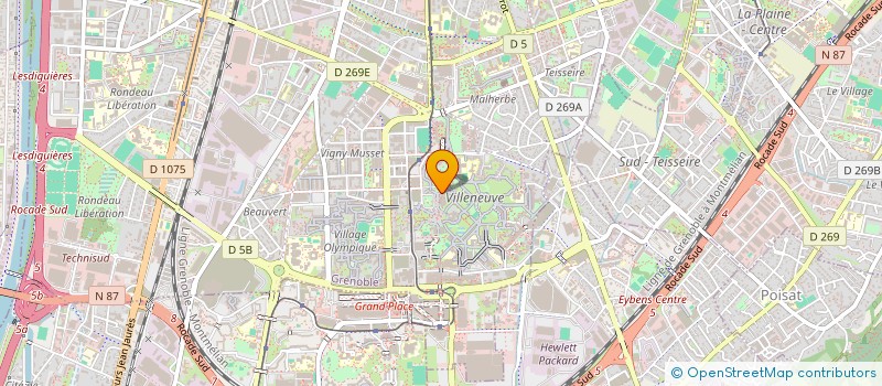 localisation de l'entreprise MONSIEUR AMADOU KANATE à GRENOBLE