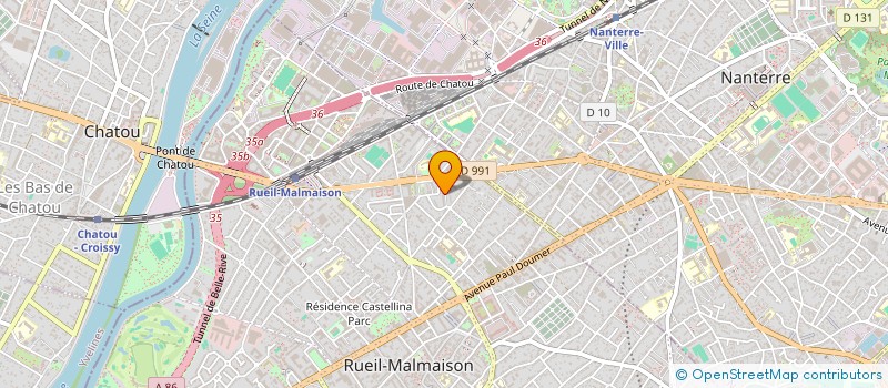 localisation de l'entreprise MONSIEUR AMADOU KANE à RUEIL-MALMAISON