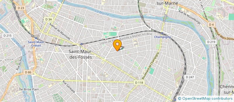 localisation de l'entreprise MONSIEUR AMADOU KEITA à SAINT-MAUR-DES-FOSSES