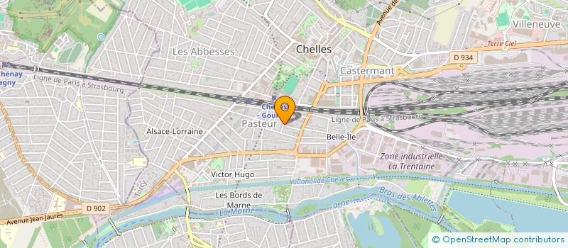 localisation de l'entreprise MONSIEUR AMADOU KEITA à CHELLES