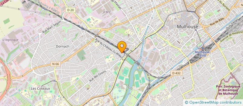 localisation de l'entreprise MONSIEUR AMADOU KOMARA à MULHOUSE