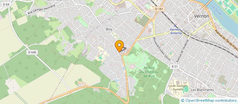 localisation de l'entreprise MONSIEUR AMADOU KONATE  VERNON