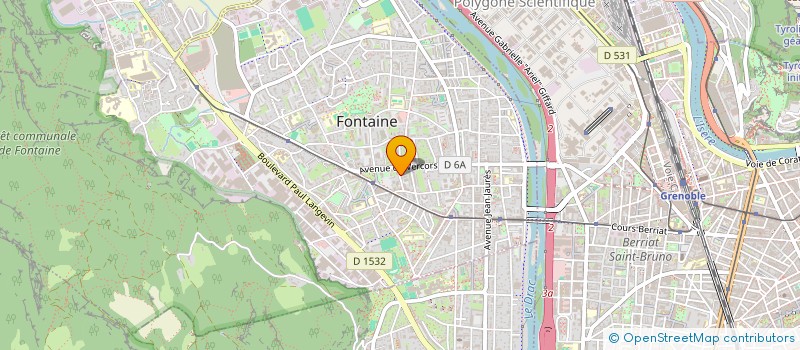 localisation de l'entreprise MONSIEUR AMADOU KOUROUMA  FONTAINE