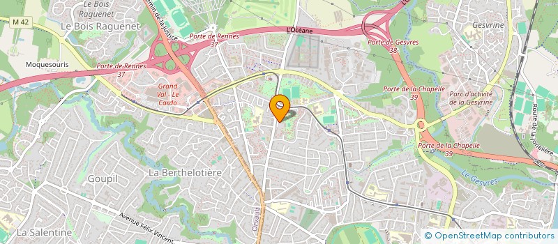 localisation de l'entreprise MONSIEUR AMADOU KOUROUMA à NANTES