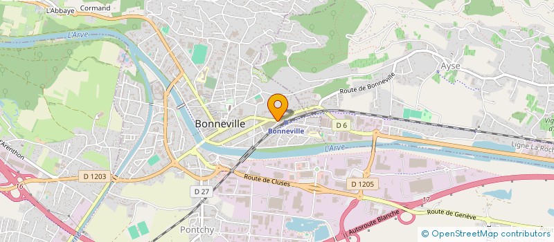 localisation de l'entreprise MONSIEUR AMADOU LANGE  BONNEVILLE