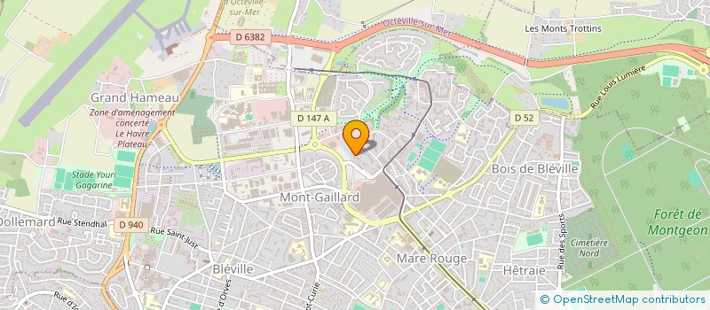 localisation de l'entreprise MONSIEUR AMADOU MBERI à LE HAVRE