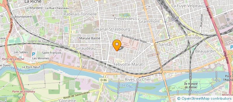 localisation de l'entreprise MONSIEUR AMADOU MEITE à TOURS