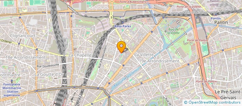 localisation de l'entreprise MONSIEUR AMADOU MEITE  PARIS