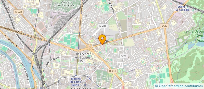 localisation de l'entreprise MONSIEUR AMADOU N DIAYE à SAINT-DENIS