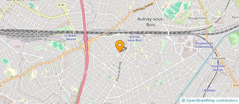 localisation de l'entreprise MONSIEUR AMADOU NDIADE  AULNAY-SOUS-BOIS