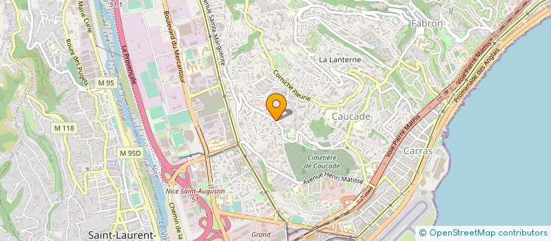 localisation de l'entreprise MONSIEUR AMADOU NDIAYE  NICE