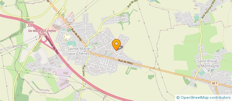 localisation de l'entreprise MONSIEUR AMADOU NDOYE SOW  SAINTE-MARIE-AUX-CHENES