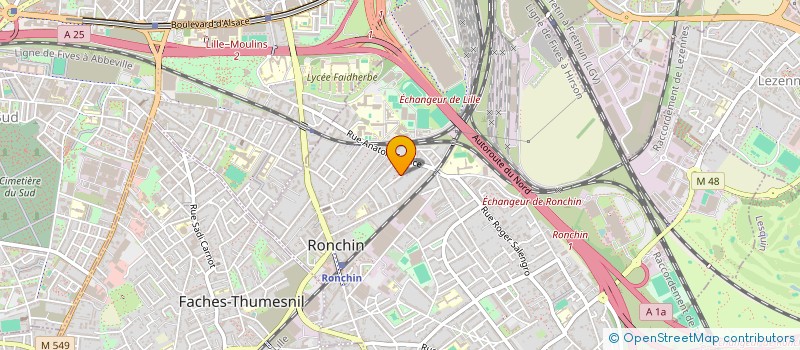 localisation de l'entreprise MONSIEUR AMADOU NIANG  RONCHIN