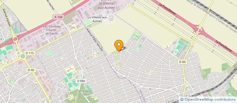 localisation de l'entreprise MONSIEUR AMADOU NIANG  MITRY-MORY