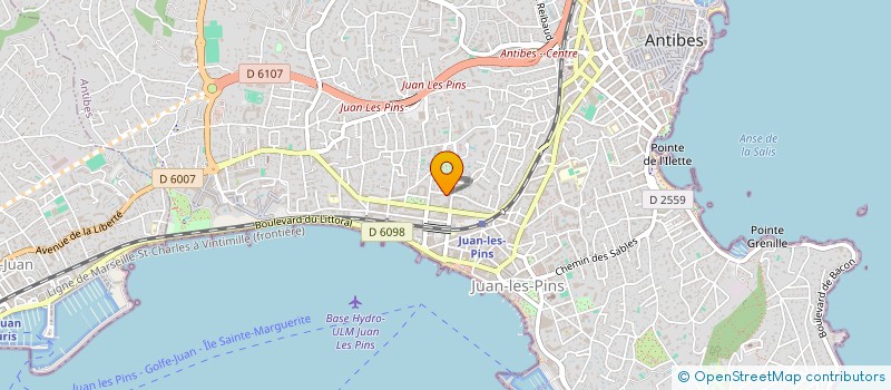 localisation de l'entreprise MONSIEUR AMADOU OUEDRAOGO à ANTIBES