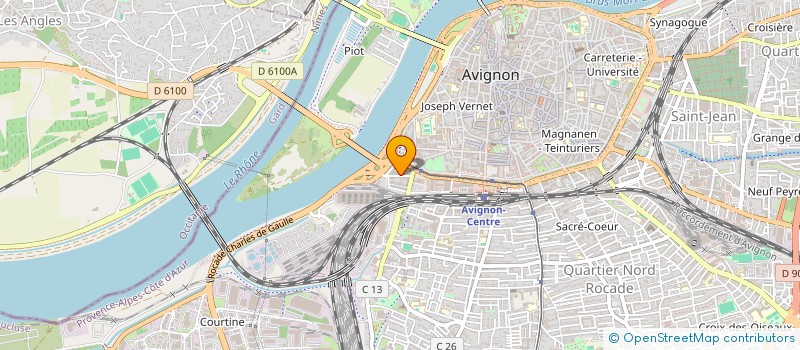 localisation de l'entreprise MONSIEUR AMADOU OURY BARRY  AVIGNON