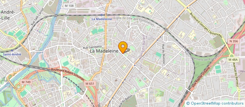 localisation de l'entreprise MONSIEUR AMADOU-PATRICK N DIAYE à LA MADELEINE