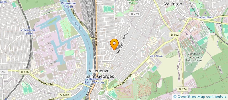 localisation de l'entreprise MONSIEUR AMADOU SADIO DIALLO à VILLENEUVE-SAINT-GEORGES
