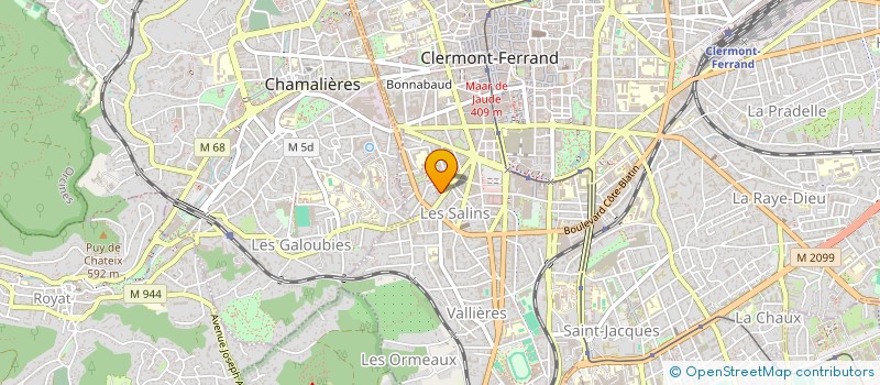 localisation de l'entreprise MONSIEUR AMADOU-SADJO BARRY  CLERMONT-FERRAND