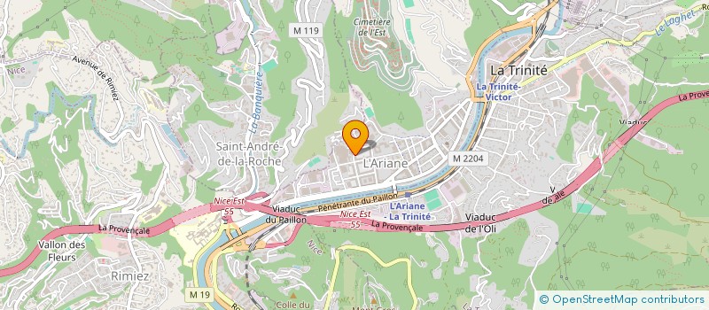 localisation de l'entreprise MONSIEUR AMADOU SAIDOU DIA à NICE