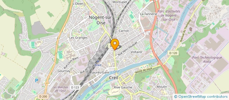 localisation de l'entreprise MONSIEUR AMADOU SALL  NOGENT SUR OISE