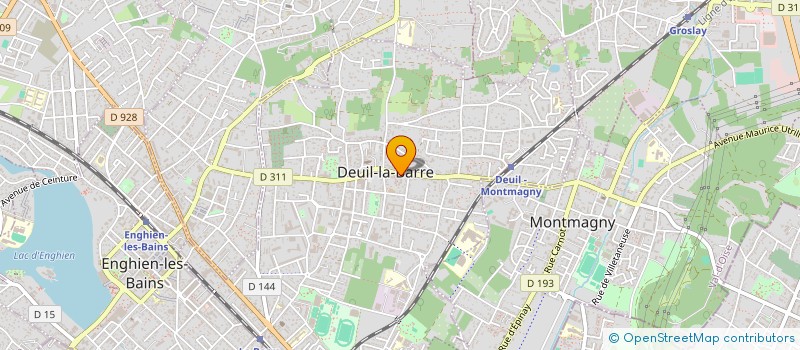 localisation de l'entreprise MONSIEUR AMADOU SANE  DEUIL-LA-BARRE